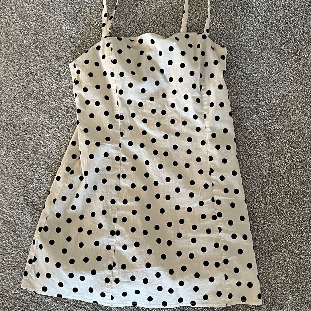 Abercrombie Polka Dot Spaghetti Strap Dress